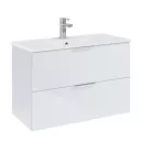 Alsó szekrény, AREZZO design ETNA SZETT 80 fényes fehér (2 doboz)