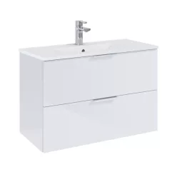  Alsó szekrény, AREZZO design ETNA SZETT 80 fényes fehér (2 doboz)