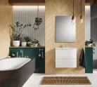 Alsó szekrény, AREZZO design ETNA SZETT 80 fényes fehér (2 doboz)