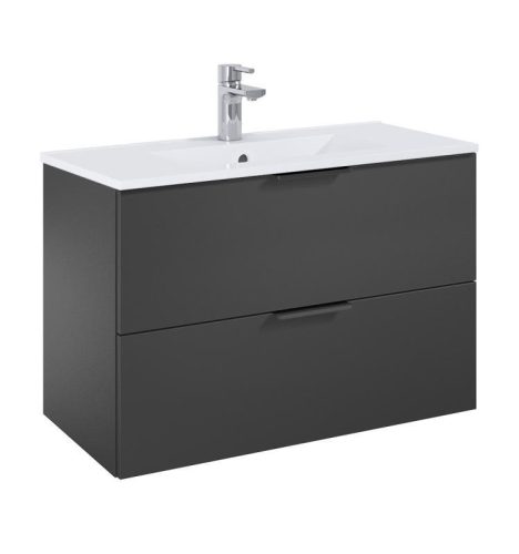 Alsó szekrény, AREZZO design ETNA SZETT 80 matt antracit (2 doboz)