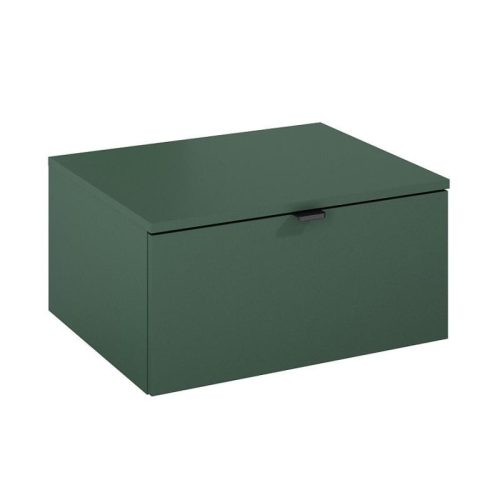 Alsó szekrény, AREZZO design NEBO alsószekrény 60 cm-es, 1 fiókkal, matt zöld,  matt fekete (2 do