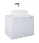 Alsó szekrény, AREZZO design Malibu alsószekrény 70 1 fiók + 1 fiók , matt fehér