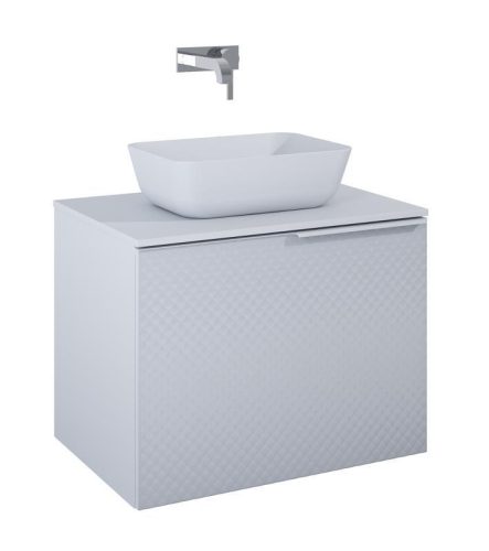 Alsó szekrény, AREZZO design Malibu alsószekrény 70 1 fiók + 1 fiók , v. matt szürke