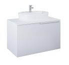 Alsó szekrény, AREZZO design Malibu alsószekrény 90 1 fiók + 1 fiók , matt fehér