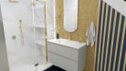 Alsó szekrény, AREZZO design MONTEREY 100 cm-es alsószekrény 2 fiókkal Matt Szürke színben, szif