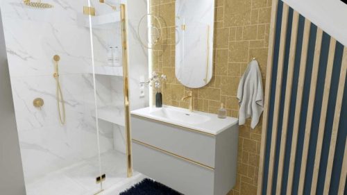 Alsó szekrény, AREZZO design MONTEREY 100 cm-es alsószekrény 2 fiókkal Matt Szürke színben, szif