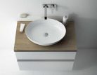 Alsó szekrény, AREZZO design MONTEREY 100 cm-es alsószekrény 2 fiókkal Mf. fehér színben, szifonk