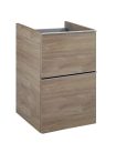 Alsó szekrény, AREZZO design MONTEREY 40 cm-es alsószekrény 2 fiókkal Canela tölgy színben