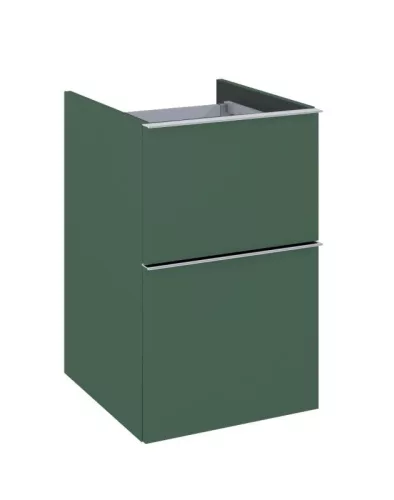 Alsó szekrény, AREZZO design MONTEREY 40 cm-es alsószekrény 2 fiókkal Matt Zöld színben