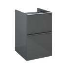 Alsó szekrény, AREZZO design MONTEREY 40 cm-es alsószekrény 2 fiókkal Mf. Antracit színben