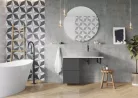 Alsó szekrény, AREZZO design MONTEREY 40 cm-es alsószekrény 2 fiókkal Mf. Antracit színben