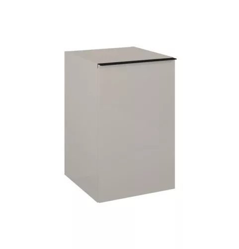 Alsó szekrény, AREZZO design MONTEREY 40 cm-es oldalszekrény 1 ajtóval Matt beige színben
