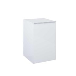   Alsó szekrény, AREZZO design MONTEREY 40 cm-es oldalszekrény 1 ajtóval Matt Fehér színben