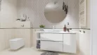 Alsó szekrény, AREZZO design MONTEREY 40 cm-es oldalszekrény 1 ajtóval Matt Fehér színben