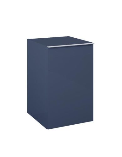 Alsó szekrény, AREZZO design MONTEREY 40 cm-es oldalszekrény 1 ajtóval Matt kék színben