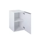 Alsó szekrény, AREZZO design MONTEREY 40 cm-es oldalszekrény 1 ajtóval Mf. fehér színben