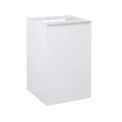 Alsó szekrény, AREZZO design MONTEREY 40 cm-es oldalszekrény szennyeskosárral Matt Fehér színben
