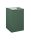 Alsó szekrény, AREZZO design MONTEREY 40 cm-es oldalszekrény szennyeskosárral Matt Zöld színben