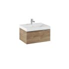 Alsó szekrény, AREZZO design MONTEREY 60 cm-es alsószekrény 1 fiókkal Canela tölgy színben, szifo