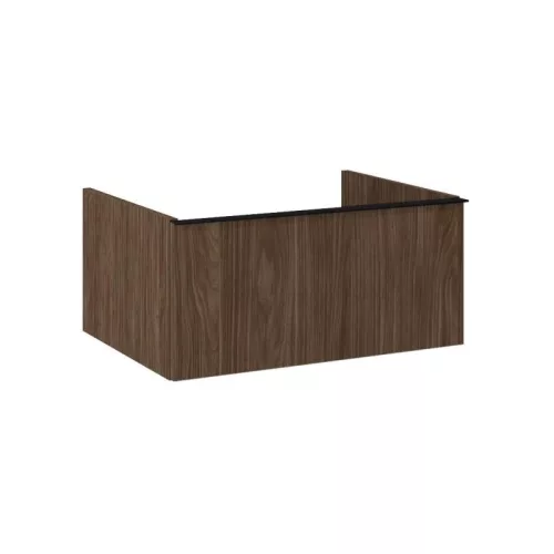 Alsó szekrény, AREZZO design MONTEREY 60 cm-es alsószekrény 1 fiókkal Lincoln dió színben, szifon