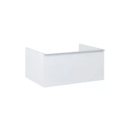   Alsó szekrény, AREZZO design MONTEREY 60 cm-es alsószekrény 1 fiókkal Matt Fehér színben, szifonk