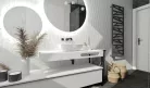 Alsó szekrény, AREZZO design MONTEREY 60 cm-es alsószekrény 1 fiókkal Matt Fehér színben, szifonk