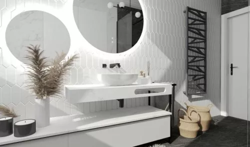 Alsó szekrény, AREZZO design MONTEREY 60 cm-es alsószekrény 1 fiókkal Matt Fehér színben, szifonk