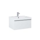 Alsó szekrény, AREZZO design MONTEREY 60 cm-es alsószekrény 1 fiókkal Matt Fehér színben, szifonk