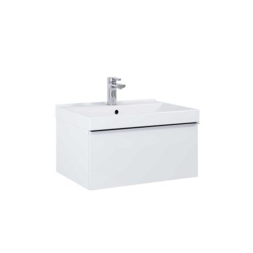 Alsó szekrény, AREZZO design MONTEREY 60 cm-es alsószekrény 1 fiókkal Matt Fehér színben, szifonk