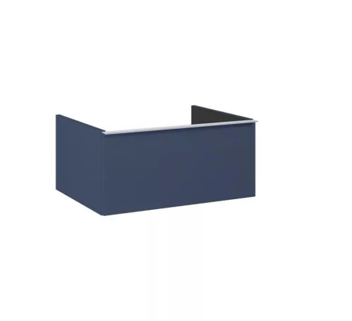 Alsó szekrény, AREZZO design MONTEREY 60 cm-es alsószekrény 1 fiókkal Matt Kék színben, szifonkiv