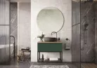 Alsó szekrény, AREZZO design MONTEREY 60 cm-es alsószekrény 1 fiókkal Matt Zöld szifonkivágással