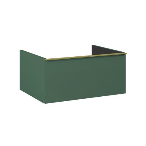 Alsó szekrény, AREZZO design MONTEREY 60 cm-es alsószekrény 1 fiókkal Matt Zöld színben, szifonki