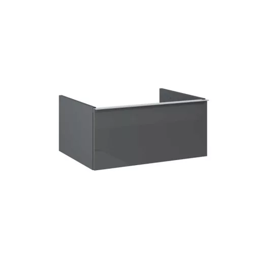 Alsó szekrény, AREZZO design MONTEREY 60 cm-es alsószekrény 1 fiókkal Mf. antracit színben, szifo