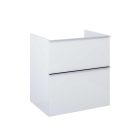Alsó szekrény, AREZZO design MONTEREY 60 cm-es alsószekrény 2 fiókkal Matt Fehér színben, szifonk