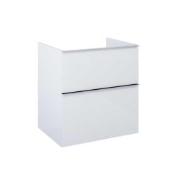   Alsó szekrény, AREZZO design MONTEREY 60 cm-es alsószekrény 2 fiókkal Matt Fehér színben, szifonk