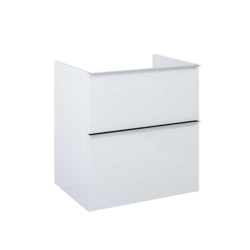 Alsó szekrény, AREZZO design MONTEREY 60 cm-es alsószekrény 2 fiókkal Matt Fehér színben, szifonk