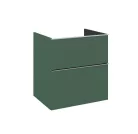 Alsó szekrény, AREZZO design MONTEREY 60 cm-es alsószekrény 2 fiókkal Matt Zöld színben, szifonki