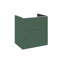   Alsó szekrény, AREZZO design MONTEREY 60 cm-es alsószekrény 2 fiókkal Matt Zöld színben, szifonki