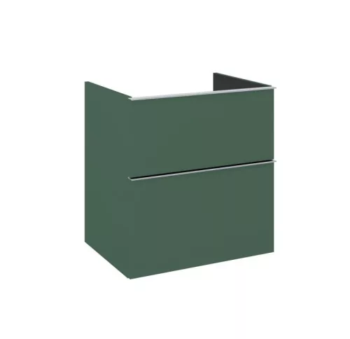 Alsó szekrény, AREZZO design MONTEREY 60 cm-es alsószekrény 2 fiókkal Matt Zöld színben, szifonki