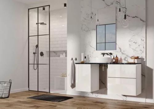 Alsó szekrény, AREZZO design MONTEREY 60 cm-es alsószekrény 2 fiókkal Mf. fehér színben, szifonki