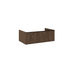   Alsó szekrény, AREZZO design MONTEREY 80 cm-es alsószekrény 1 fiókkal Lincoln dió színben, szifon