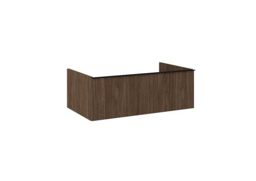Alsó szekrény, AREZZO design MONTEREY 80 cm-es alsószekrény 1 fiókkal Lincoln dió színben, szifon