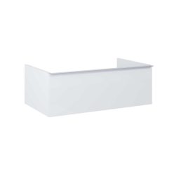   Alsó szekrény, AREZZO design MONTEREY 80 cm-es alsószekrény 1 fiókkal Matt Fehér színben, szifonk