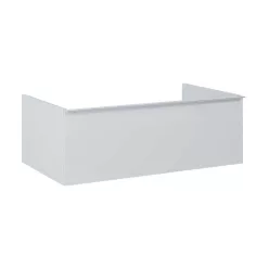   Alsó szekrény, AREZZO design MONTEREY 80 cm-es alsószekrény 1 fiókkal Matt Szürke színben, szifon