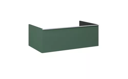 Alsó szekrény, AREZZO design MONTEREY 80 cm-es alsószekrény 1 fiókkal Matt Zöld színben, szifonki