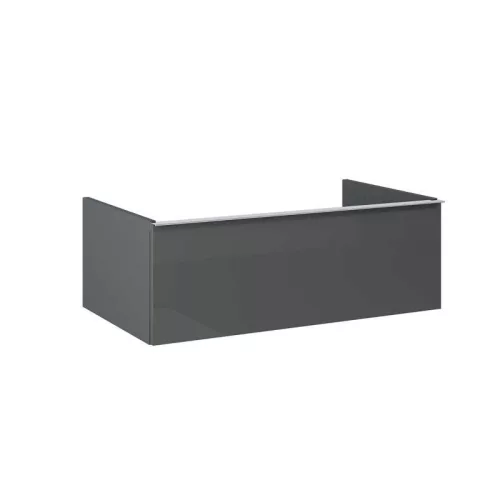 Alsó szekrény, AREZZO design MONTEREY 80 cm-es alsószekrény 1 fiókkal Mf. antracit színben, szifo