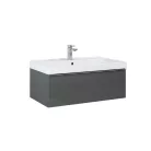 Alsó szekrény, AREZZO design MONTEREY 80 cm-es alsószekrény 1 fiókkal Mf. antracit színben, szifo