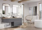 Alsó szekrény, AREZZO design MONTEREY 80 cm-es alsószekrény 1 fiókkal Mf. antracit színben, szifo