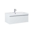 Alsó szekrény, AREZZO design MONTEREY 80 cm-es alsószekrény 1 fiókkal Mf. fehér színben, szifonki