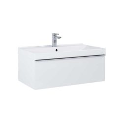   Alsó szekrény, AREZZO design MONTEREY 80 cm-es alsószekrény 1 fiókkal Mf. fehér színben, szifonki